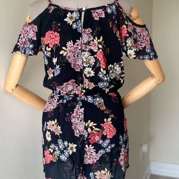 Boho Floral Shorts Jumper - L - Picture 6 of 9